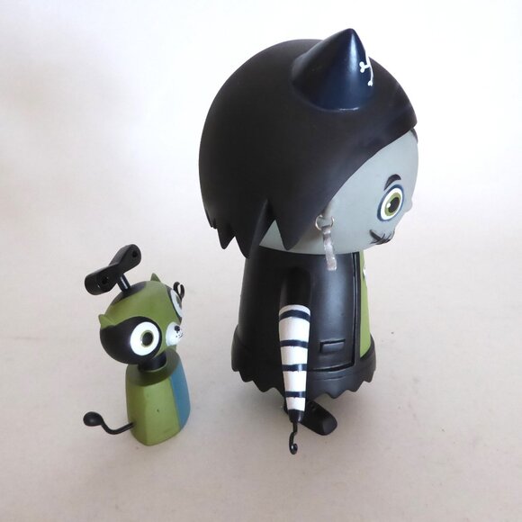 NEW 2003 SCARY GIRL & TOMCAT DESIGNER VINYL COLLECTIBLE FIGURE SET - Picture 5 of 12